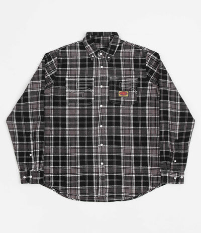 Bronze 56K 56 Flannel Shirt - Black