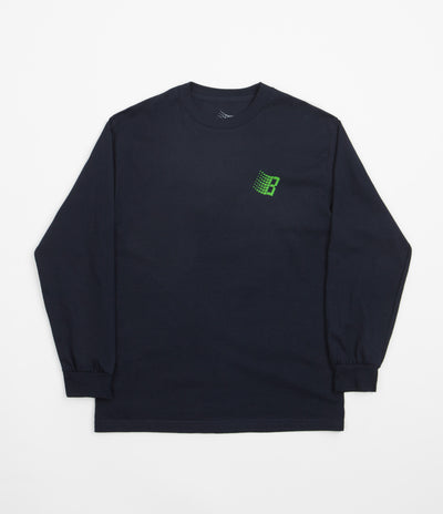 Bronze 56K B Logo Long Sleeve T-Shirt - Navy