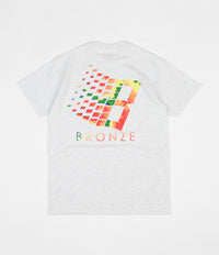 Bronze 56K B Logo T-Shirt - Ash Heather / Infrared