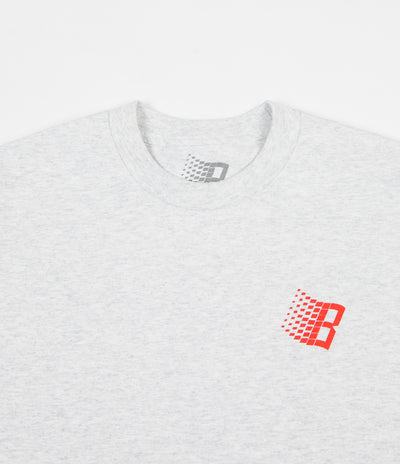 Bronze 56K B Logo T-Shirt - Ash Heather / Infrared