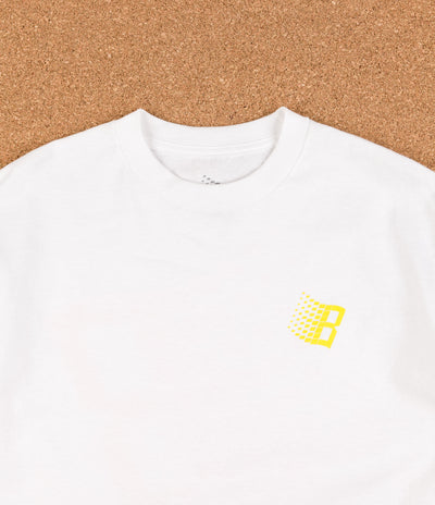 Bronze 56K B Logo T-Shirt - White / Orange / Yellow