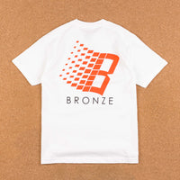 Bronze 56K B Logo T-Shirt - White / Orange / Yellow thumbnail