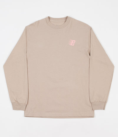 Bronze 56K Classic Logo Long Sleeve T-Shirt - Sand / Pink