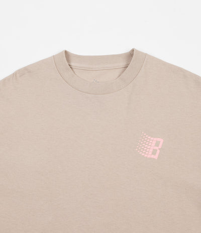 Bronze 56K Classic Logo Long Sleeve T-Shirt - Sand / Pink