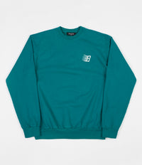 Bronze 56K Embroidered B Logo Crewneck Sweatshirt - Teal