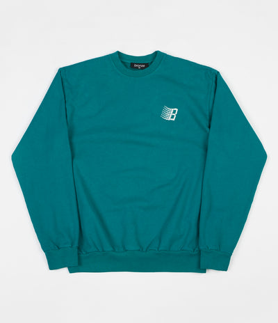 Bronze 56K Embroidered B Logo Crewneck Sweatshirt - Teal