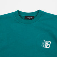 Bronze 56K Embroidered B Logo Crewneck Sweatshirt - Teal thumbnail