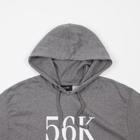 Bronze 56K Flock Print Hoodie - Grey thumbnail