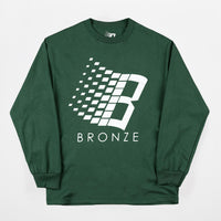 Bronze 56K Logo Misprint Long Sleeve T-Shirt - Forest Green thumbnail