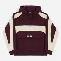 Bronze 56K Piping Hoodie - Burgundy thumbnail