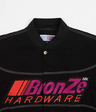 Bronze 56K Pitcrew Bomber Jacket - Black