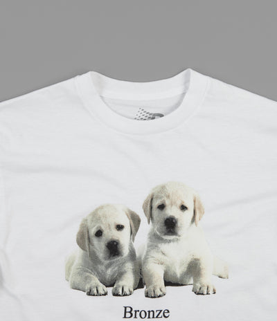 Bronze 56K Puppies T-Shirt - White