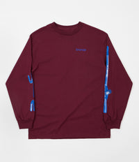 Bronze 56K The Club Long Sleeve T-Shirt - Cardinal / Blue