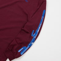 Bronze 56K The Club Long Sleeve T-Shirt - Cardinal / Blue thumbnail