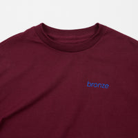 Bronze 56K The Club Long Sleeve T-Shirt - Cardinal / Blue thumbnail