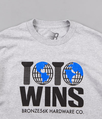 Bronze 56K Wins T-Shirt - Grey