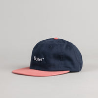 Butter Goods 2-Tone Brushed 6 Panel Cap - Navy / Clay thumbnail