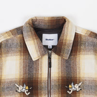 Butter Goods Angels Heavyweight Plaid Overshirt - Brown / Taupe thumbnail