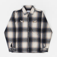 Butter Goods Angels Heavyweight Plaid Overshirt - Navy / Beige thumbnail