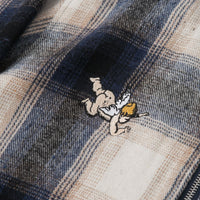 Butter Goods Angels Heavyweight Plaid Overshirt - Navy / Beige thumbnail