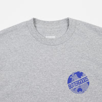 Butter Goods Axis Worldwide Logo T-Shirt - Heather Grey thumbnail