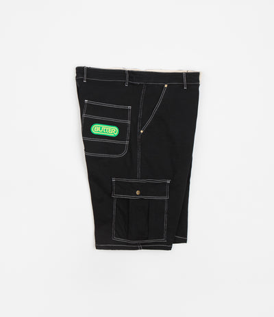 Butter Goods Baggy Cargo Shorts - Black