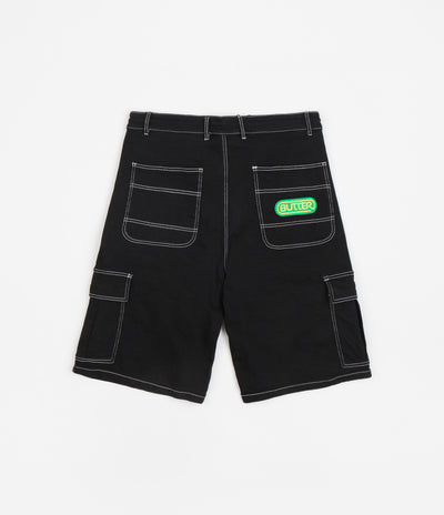 Butter Goods Baggy Cargo Shorts - Black