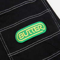 Butter Goods Baggy Cargo Shorts - Black thumbnail