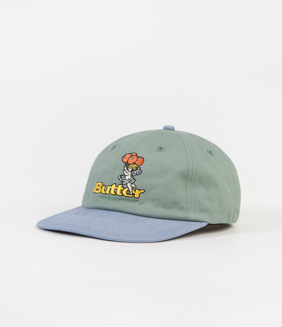 Butter Goods Balloons Logo Cap - Sage / Slate