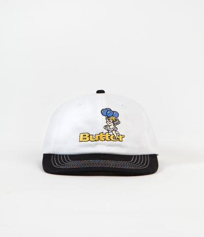 Butter Goods Balloons Logo Cap - White / Black