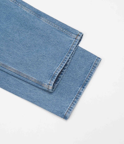A close up view of a blue denim fabric photo – Wallpaper texture Image on  Unsplash