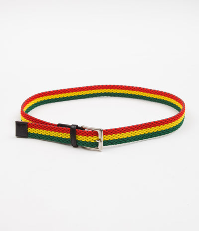 Butter Goods Braided Belt - Green / Yellow / Red