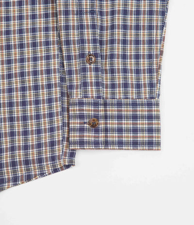 Butter Goods Bug Out Plaid Shirt - Navy