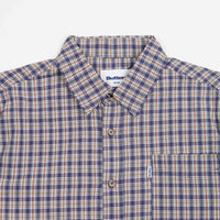 Butter Goods Bug Out Plaid Shirt - Navy thumbnail