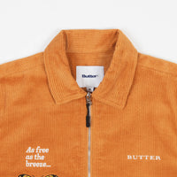 Butter Goods Butterfly Long Sleeve Work Shirt - Camel thumbnail