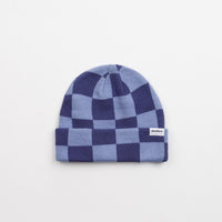 Butter Goods Checkered Beanie - Navy / Slate thumbnail