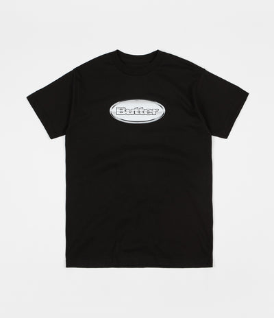 Butter Goods Chrome Badge Logo T-Shirt - Black