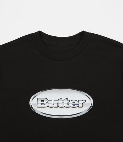 Butter Goods Chrome Badge Logo T-Shirt - Black