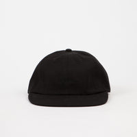 Butter Goods Classic Logo 6 Panel Cap - Black thumbnail