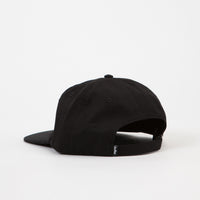 Butter Goods Classic Logo 6 Panel Cap - Black thumbnail