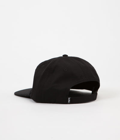 Butter Goods Classic Logo 6 Panel Cap - Black