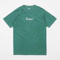 Butter Goods Classic Logo Pigment Dyed T-Shirt - Seafoam thumbnail