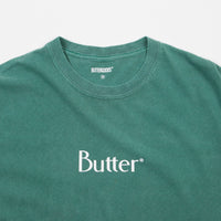 Butter Goods Classic Logo Pigment Dyed T-Shirt - Seafoam thumbnail