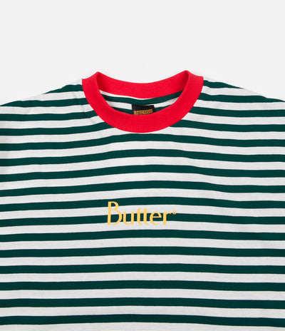 Butter Goods Classic Stripe T-Shirt - Forest