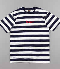 Butter Goods Classic Stripe T-Shirt - Navy