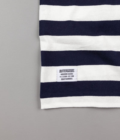 Butter Goods Classic Stripe T-Shirt - Navy