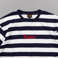 Butter Goods Classic Stripe T-Shirt - Navy thumbnail