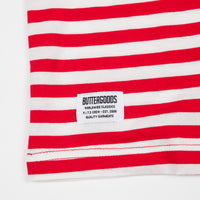 Butter Goods Classic Stripe T-Shirt - Red thumbnail