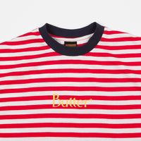 Butter Goods Classic Stripe T-Shirt - Red thumbnail