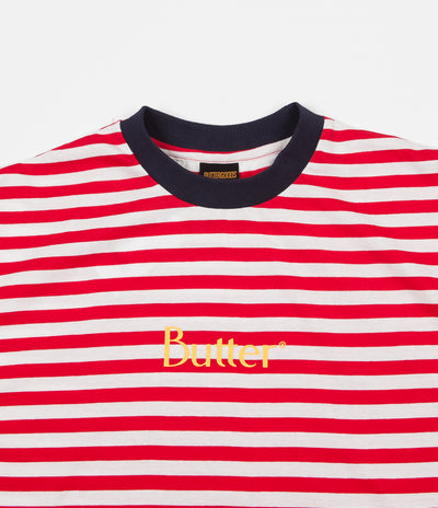 Butter Goods Classic Stripe T-Shirt - Red